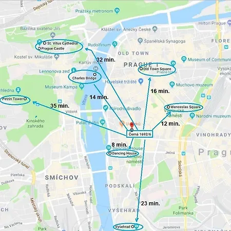 Center, 2+1 Rooms, 1, Walk To Wenceslas Square *